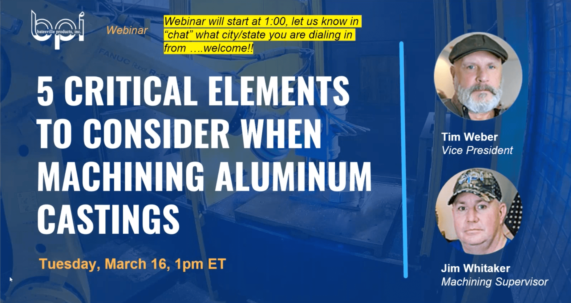 five critical elements for machining aluminum